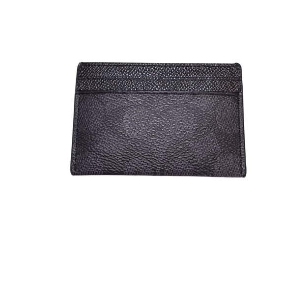 NWT Coach 3In1 L Zip Crossgrain Leather Wallet Black Credit Card Luxury CJ882 - Picture 5 of 13